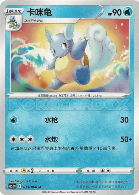 Wartortle #13 — Overshadowed Radiance (Sub-set)
