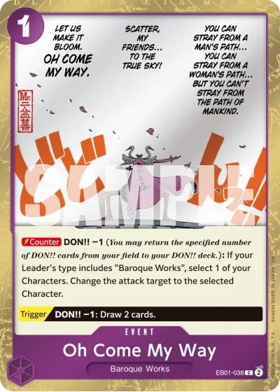 Oh Come My Way (EB01-038) (Pirate Foil)