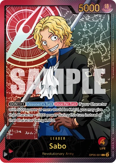 Sabo (O05-001) (Special Rare)
