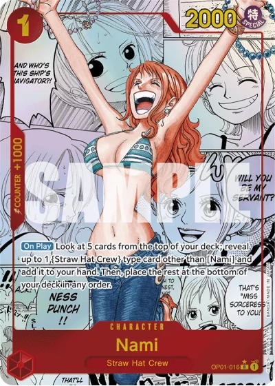 Nami (OP01-016) (Manga Rare)