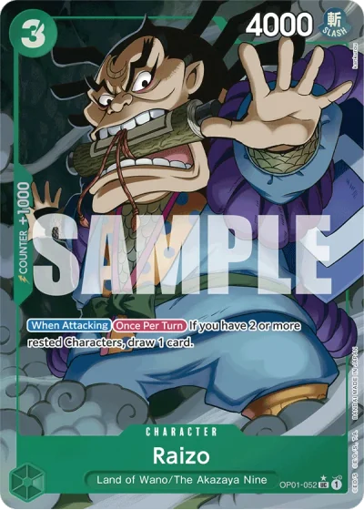 Raizo (OP01-052) (Full Art)