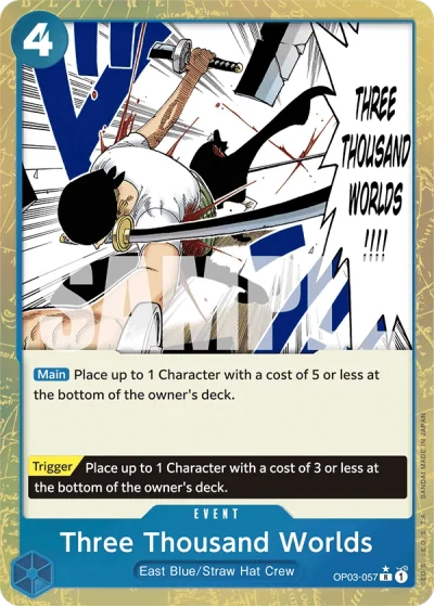 Three Thousand Worlds (OP03-057) (Textured Foil)