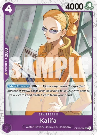 Kalifa (OP03-060) (Jolly Roger Foil)