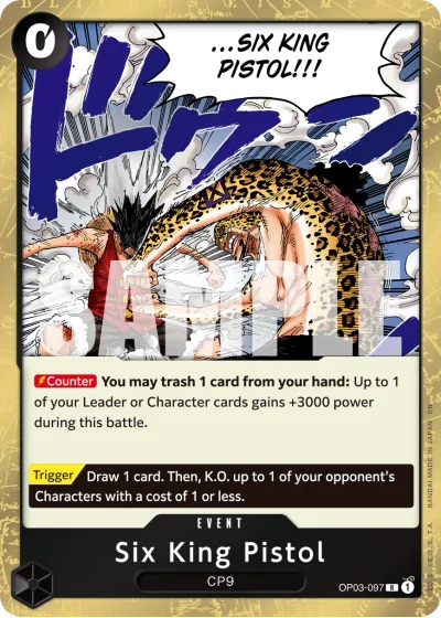 Six King Pistol (OP03-097) (Reprint)