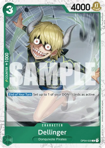 Dellinger (OP04-029) (Jolly Roger Foil)