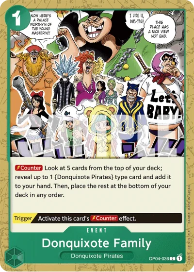 Donquixote Family (OP04-036) (Reprint)