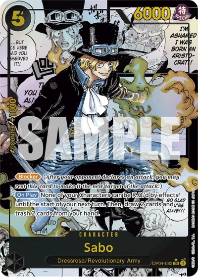 Sabo (OP04-083) (Manga Rare) (Reprint)
