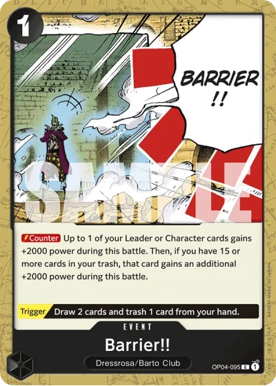 Barrier!! (OP04-095) (Reprint)