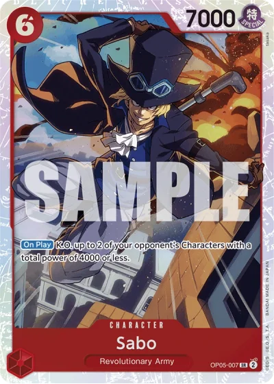Sabo (OP05-007) (Reprint)
