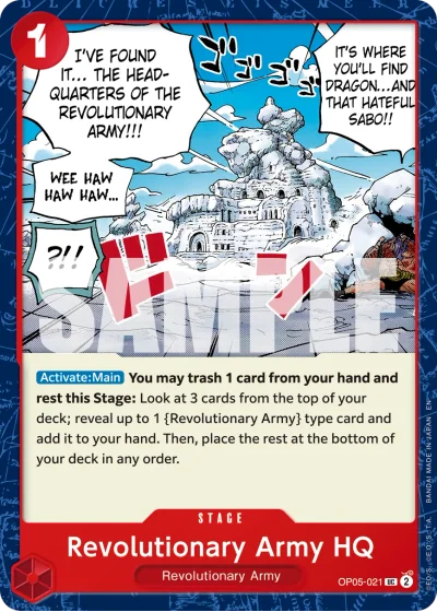 Revolutionary Army HQ (OP05-021) (Reprint)