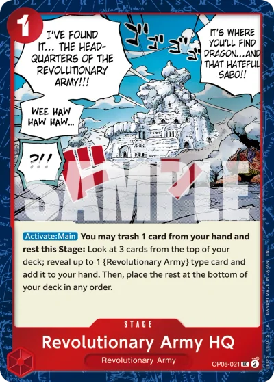 Revolutionary Army HQ (OP05-021) (Pirate Foil)