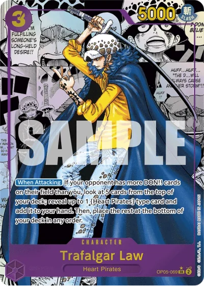 Trafalgar Law (OP05-069) (Manga Rare) (Reprint)