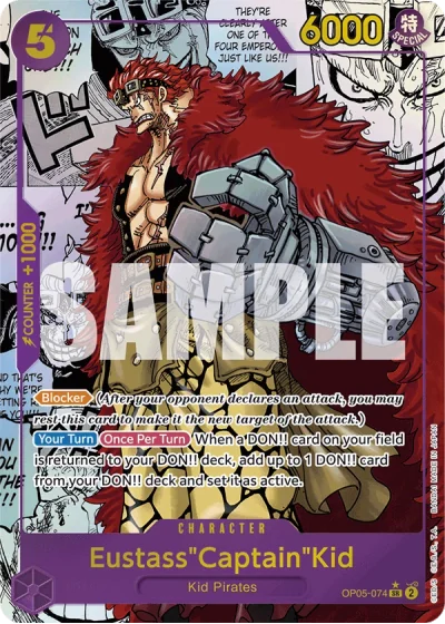 Eustass"Captain"Kid (OP05-074) (Manga Rare) (Reprint)