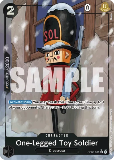 One-Legged Toy Soldier (OP05-081) (Full Art)