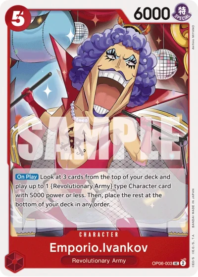Emporio.Ivankov (OP06-003) (Reprint)
