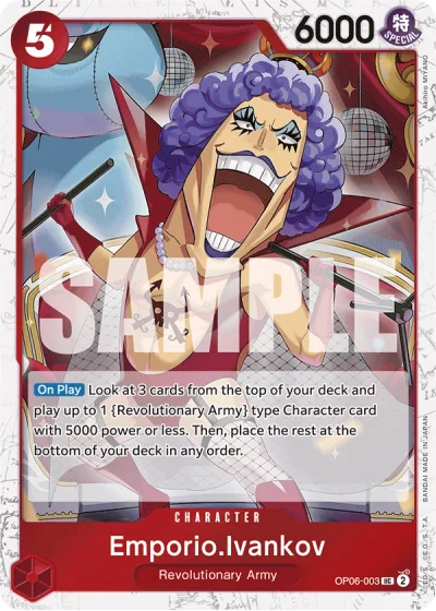 Emporio.Ivankov (OP06-003) (Jolly Roger Foil)