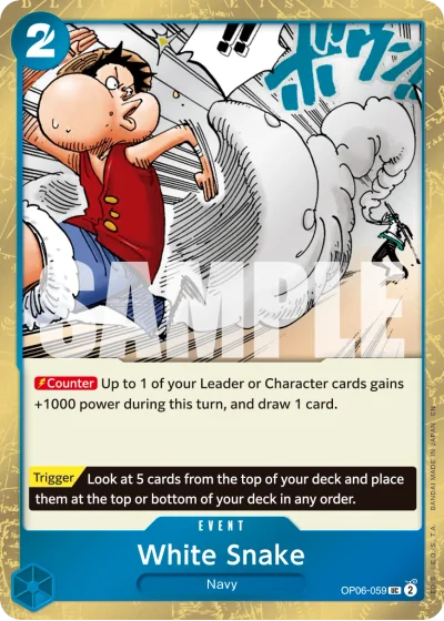 White Snake (OP06-059) (Pirate Foil)