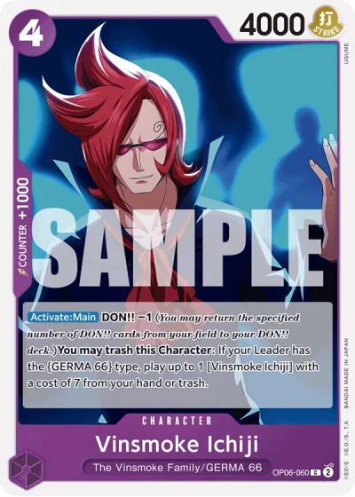 Vinsmoke Ichiji (OP06-060) (Reprint)