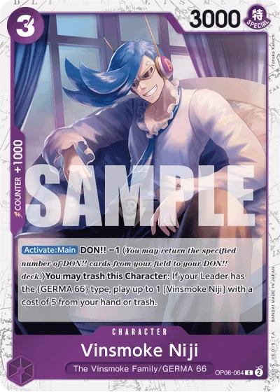 Vinsmoke Niji (OP06-064) (Jolly Roger Foil)
