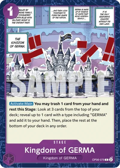 Kingdom of GERMA (OP06-079) (Reprint)