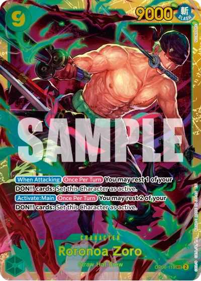 Roronoa Zoro (OP06-118) (Reprint)