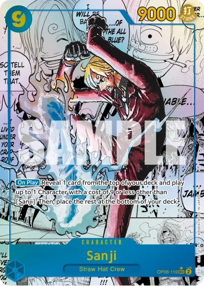 Sanji (OP06-119) (Manga Rare)