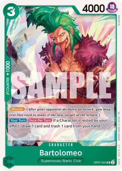Bartolomeo (OP07-031) (Reprint)