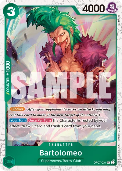 Bartolomeo (OP07-031) (Pirate Foil)