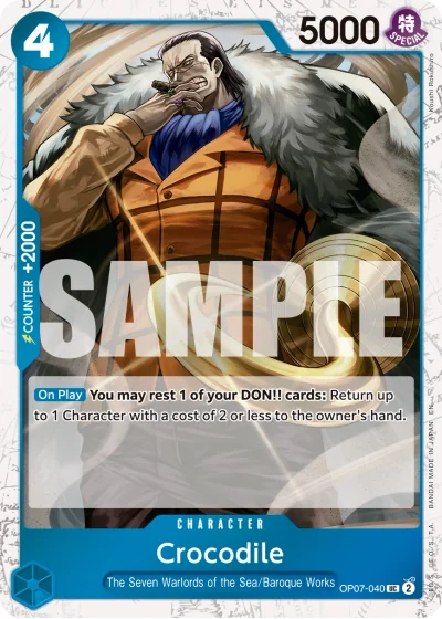 Crocodile (OP07-040) (Pirate Foil)