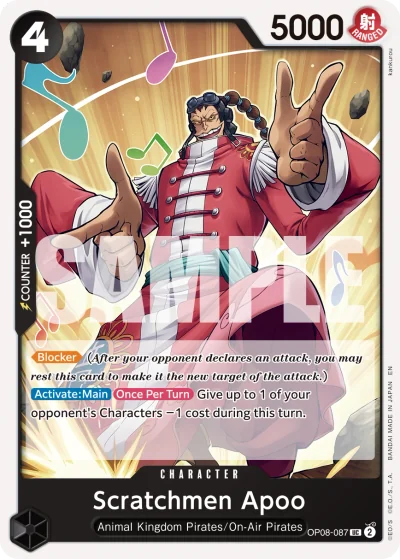 Scratchmen Apoo (OP08-087) (Reprint)