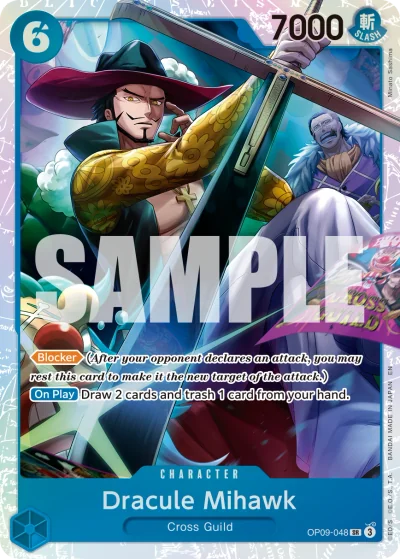 Dracule Mihawk (OP09-048) (Reprint)