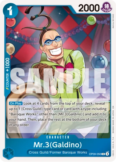 Mr.3(Galdino) (OP09-056) (Reprint)