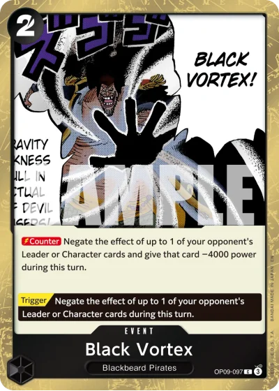 Black Vortex (OP09-097) (Pirate Foil)