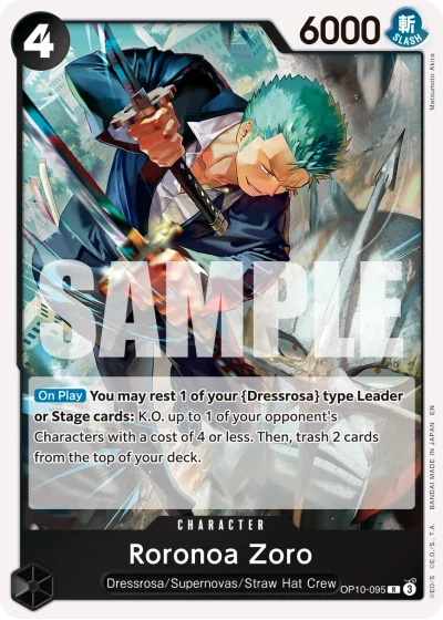 Roronoa Zoro (OP10-095) (Reprint)