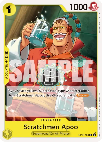 Scratchmen Apoo (OP10-108) (Reprint)