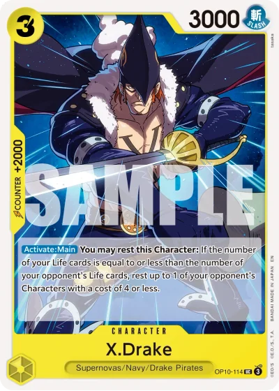 X.Drake (OP10-114) (Reprint)