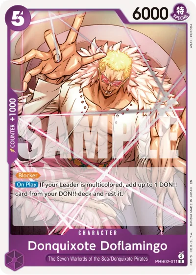 Donquixote Doflamingo (RB02-011) (Pirate Foil)