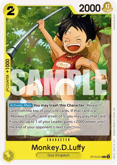 Monkey.D.Luffy (ST13-014) (Reprint)