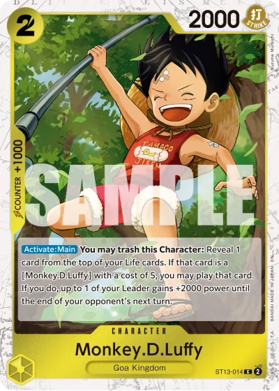 Monkey.D.Luffy (ST13-014) (Pirate Foil)