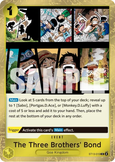 The Three Brothers' Bond (ST13-019) (Pirate Foil)