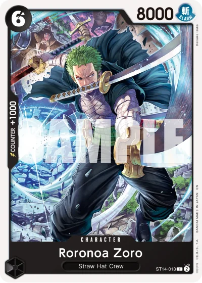 Roronoa Zoro (ST14-013) (Reprint)