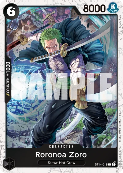 Roronoa Zoro (ST14-013) (Pirate Foil)