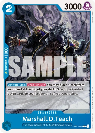 Marshall.D.Teach (ST17-005) (Reprint)