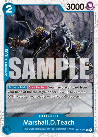 Marshall.D.Teach (ST17-005) (Pirate Foil)