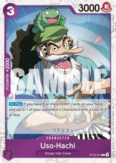 Uso-Hachi (ST18-001) (Pirate Foil)