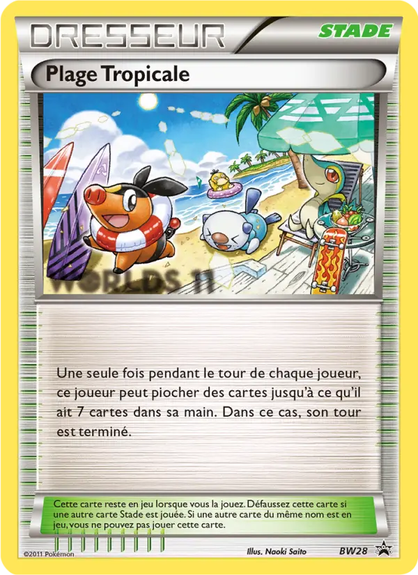 Plage Tropicale BW28 — Noir & Blanc Promos