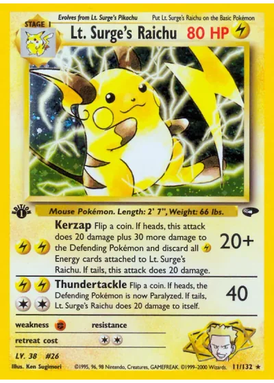 Lt. Surge's Raichu