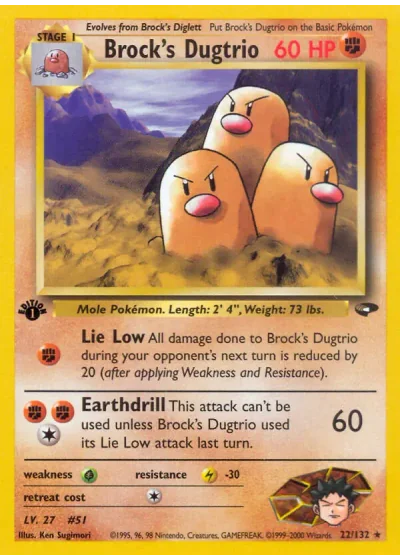 Brock's Dugtrio