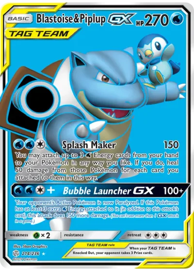Blastoise & Piplup GX