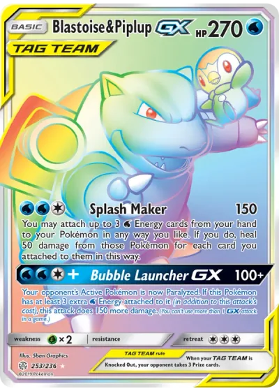 Blastoise & Piplup GX